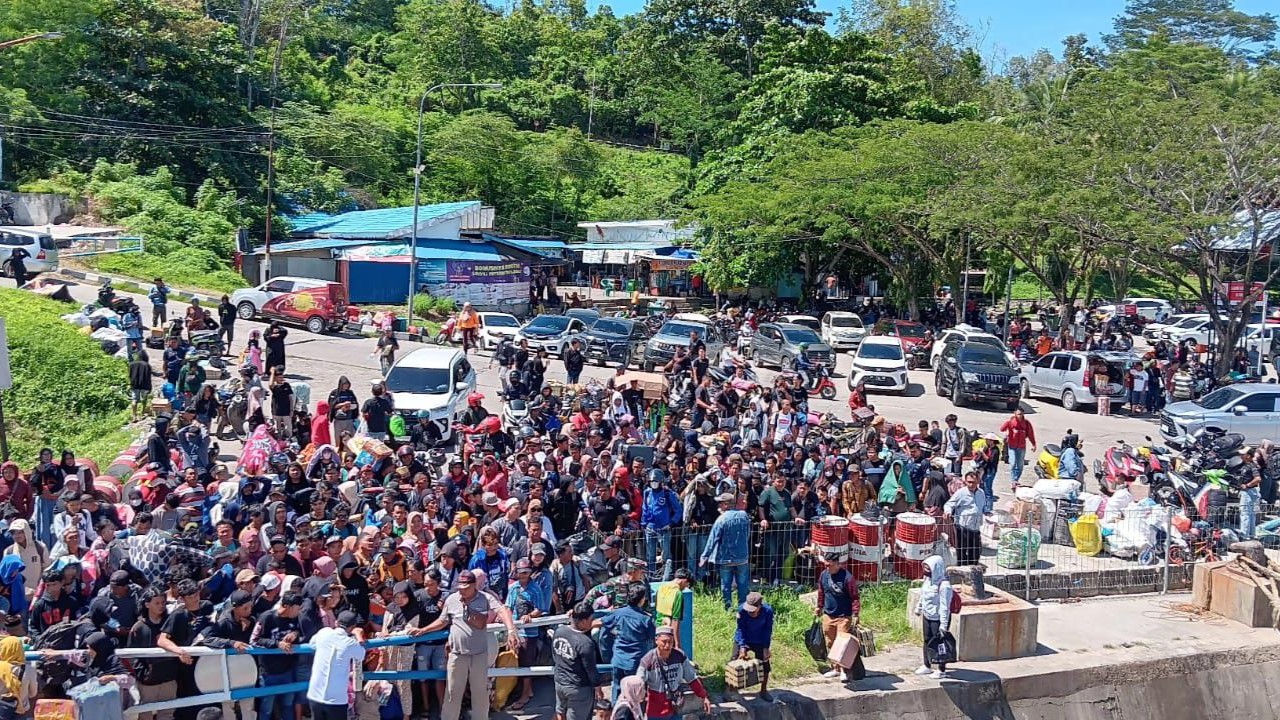 Angkut Ribuan Pemudik, 14 Kapal Feri Beroperasi dari Pelabuhan Kariangau Balikpapan