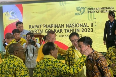 Gibran Terima Dukungan Golkar sebagai Cawapres Prabowo