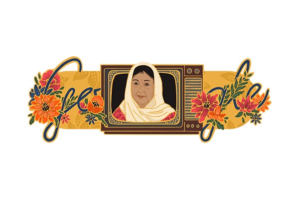 Google Doodle Hari ini Mengenang 86 Tahun Aminah Cendrakasih, Mak Nyak 'Si Doel Anak Sekolahan'