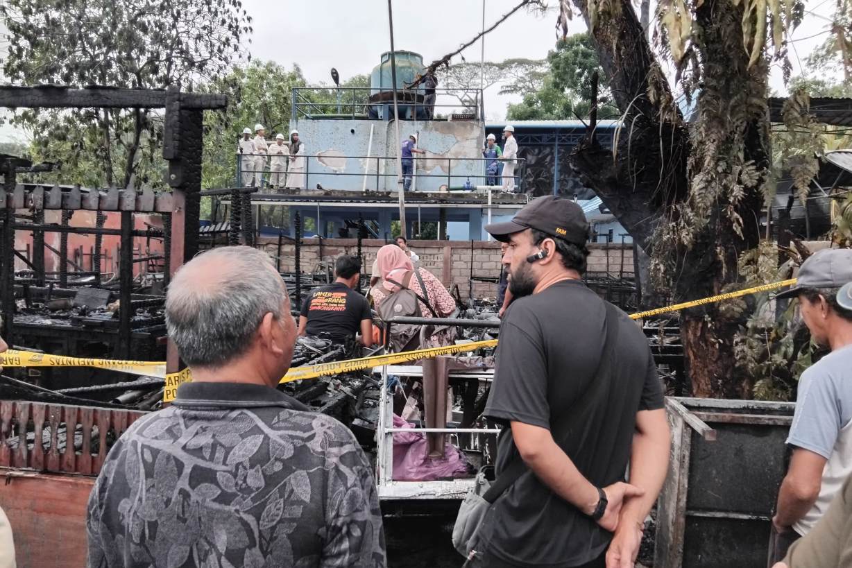 34 Rombong Ludes dalam Kebakaran Pusat Kuliner Gubah Balikpapan Selatan