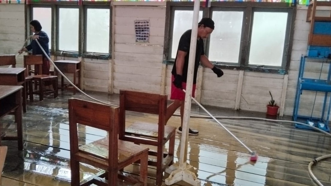 Banjir Lumpuhkan Aktivitas Sekolah di Mahulu, Wilayah Matalibaq Paling Parah
