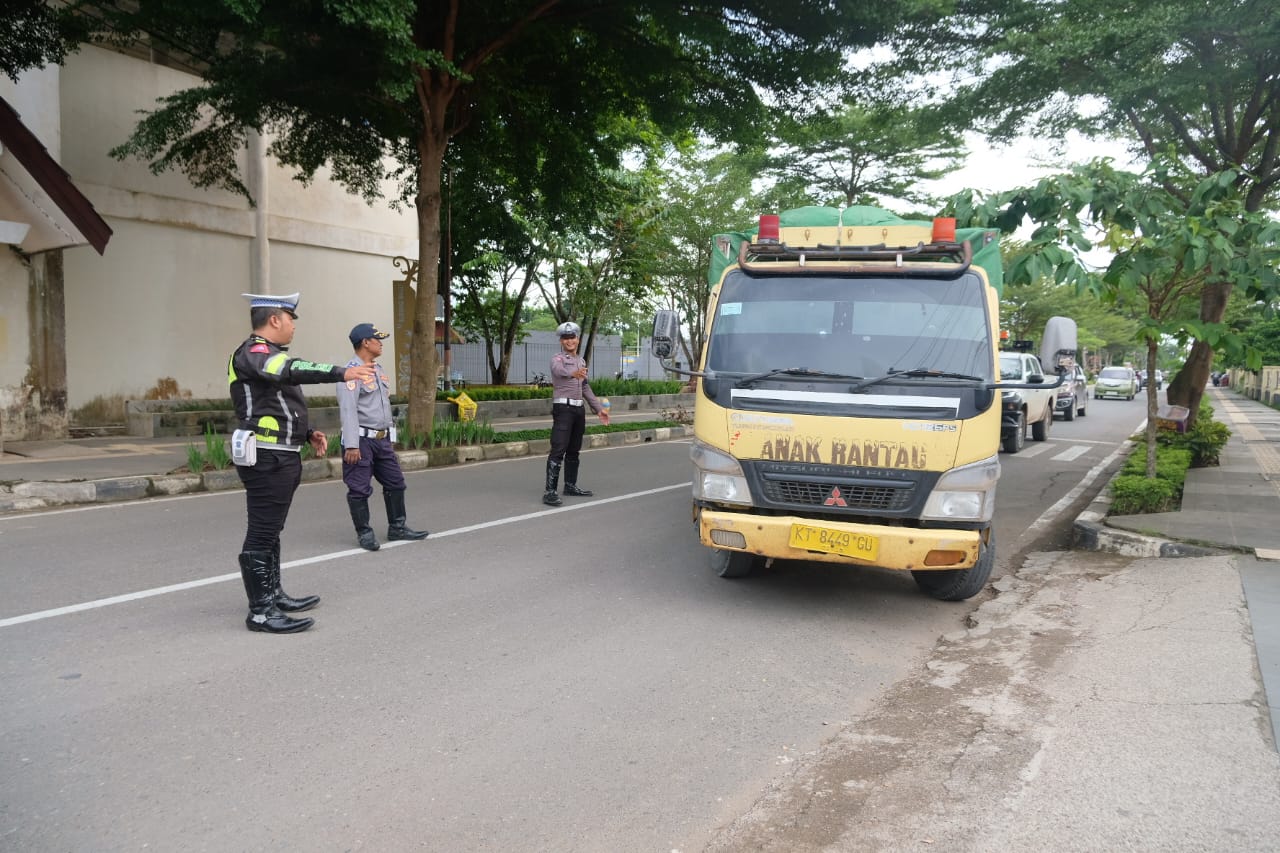 Tegakkan Aturan ODOL di Berau, Pengawasan Kendaraan Angkutan Barang Diperketat