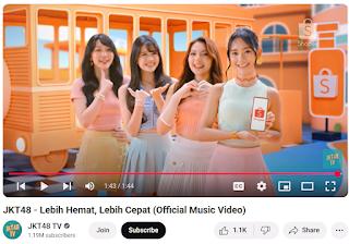 MV Paling Fresh Bulan Ini! JKT48 Tampil Fun & Stylish Bareng Shopee di Video Musik Terbaru