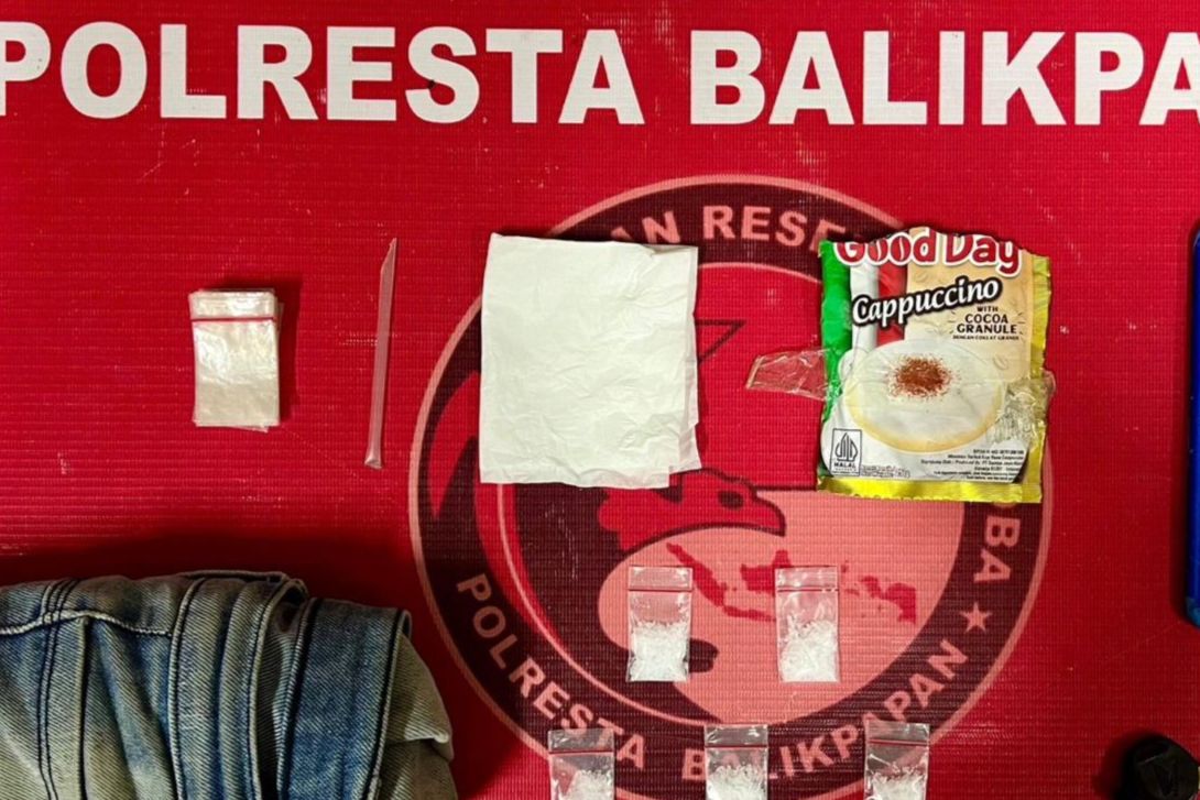 Kemas Sabu Pakai Bungkus Kopi, Residivis di Balikpapan Kembali Masuk Bui