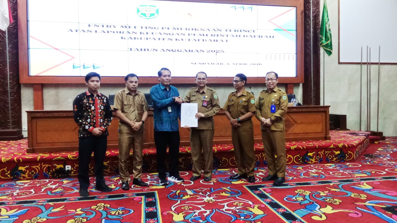 Kutai Barat Mulai Audit LKPD 2025, Targetkan Dapat Opini Terbaik dari BPK 