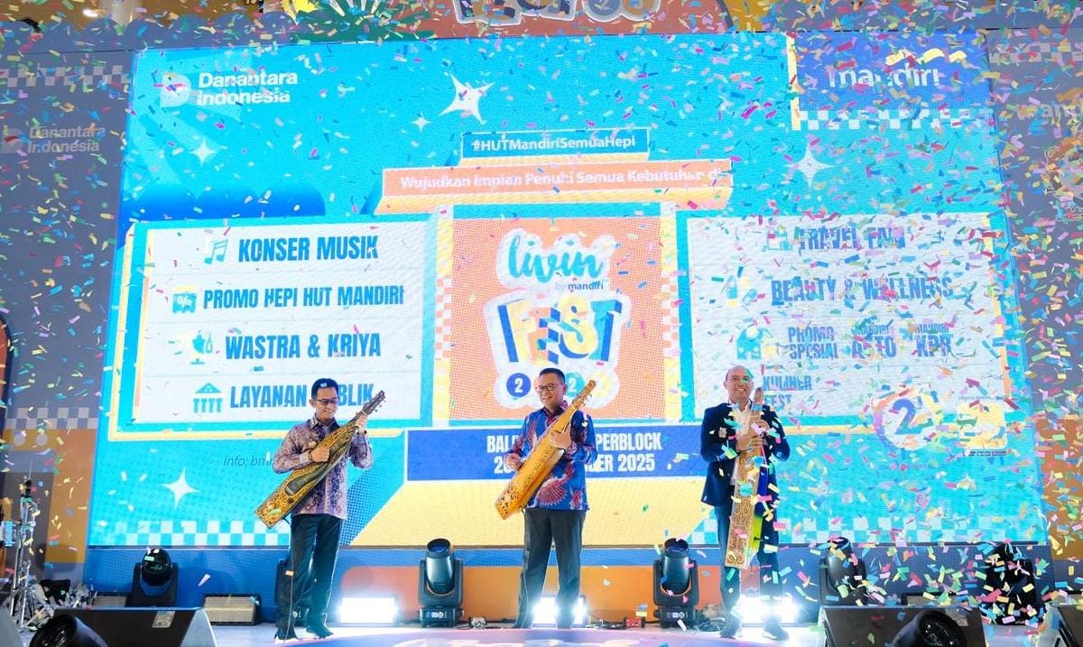 Bank Mandiri Resmi Buka Livin’ Fest 2025 di Balikpapan, Perkuat Ekosistem UMKM dan Industri Kreatif Kalimantan