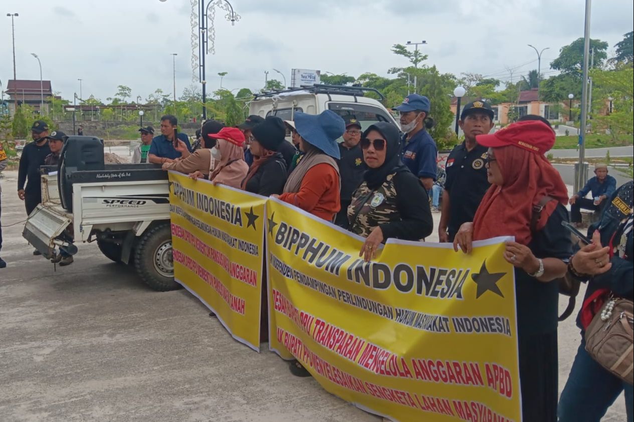 Gelar Aksi di DPRD PPU, BIPPHUM Tuntut Dewan Bentuk Pansus Pemberantasan Mafia Tanah