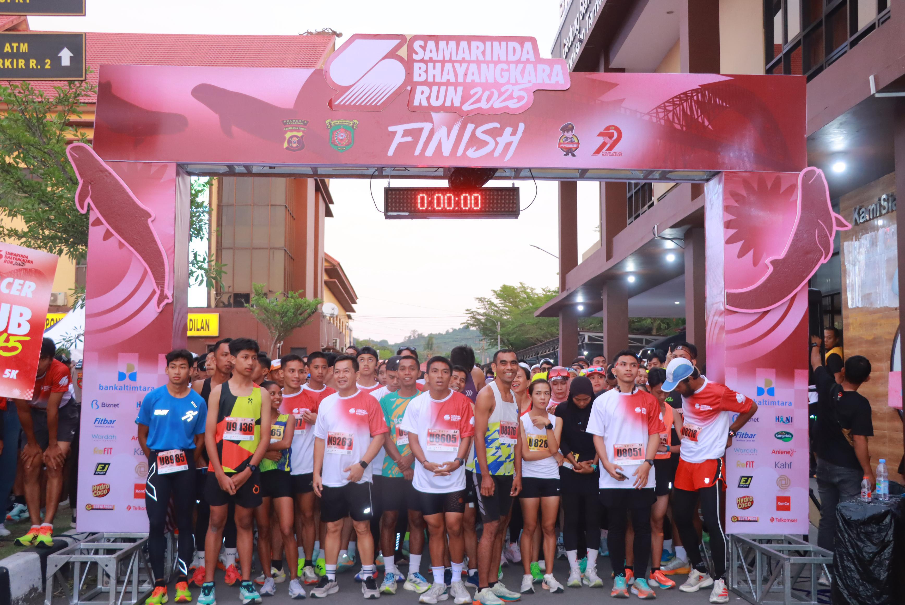 2.000 Warga Meriahkan Samarinda Bhayangkara Run 2025, Antusiasme Tinggi Potensi Jadi Agenda Tahunan