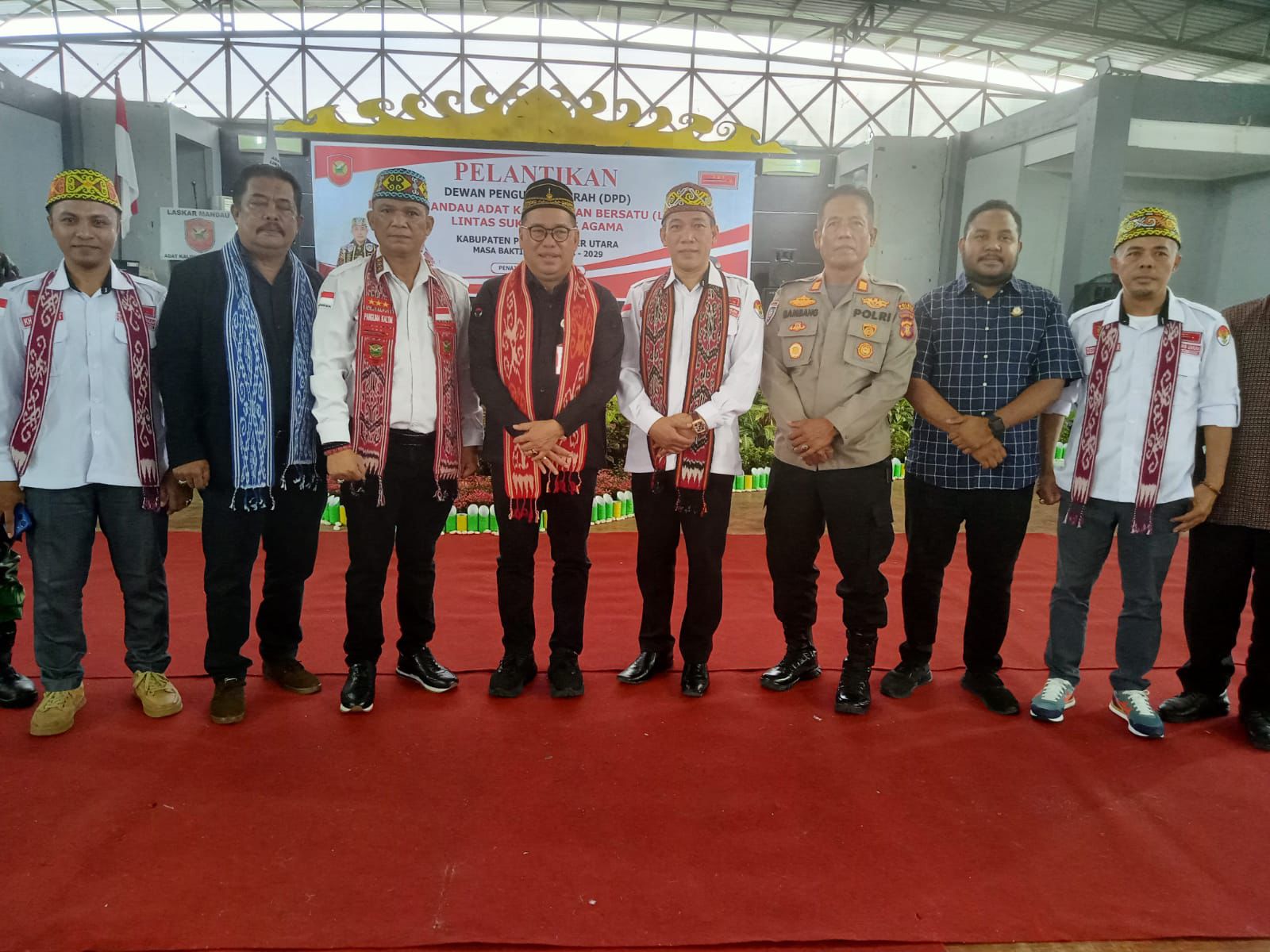 Laskar Mandau Adat Kalimantan Bersatu Ajak Bersinergi Jelang Pilkada 2024 dengan Bentuk DPD PPU