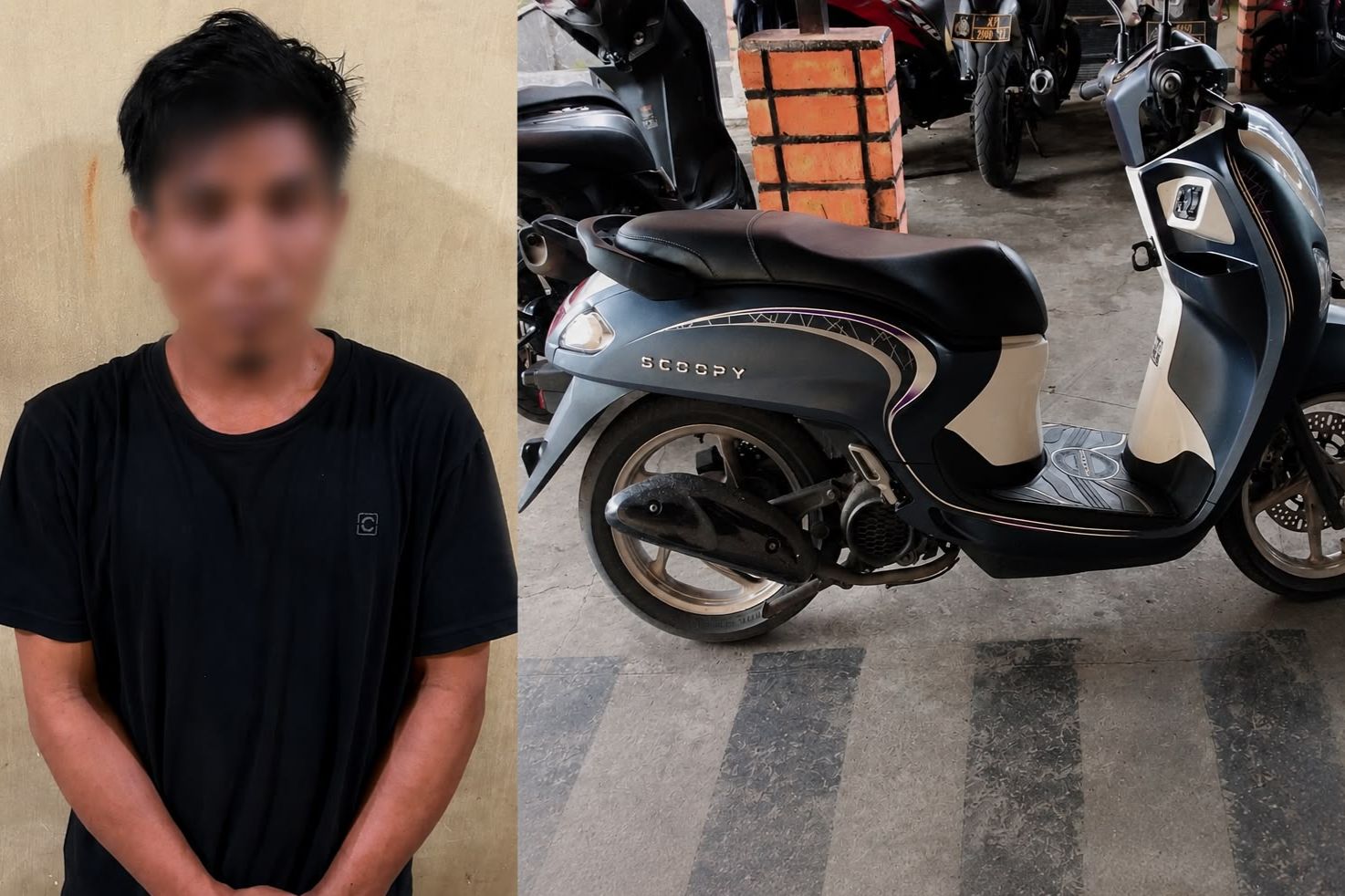 Pria Asal Sinjai Dibekuk Polisi usai Gasak Motor di Balikpapan saat Pemiliknya Tertidur