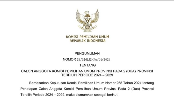 5 Nama Anggota KPU Kaltim yang Baru Sudah Diumumkan, Lihat Profil Singkat Mereka Disini