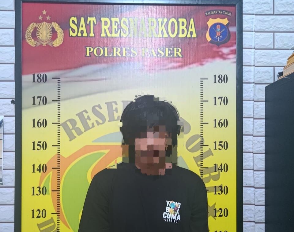 Nyambi Jadi Pengedar Sabu, Karyawan Swasta di Paser Dibekuk Polisi