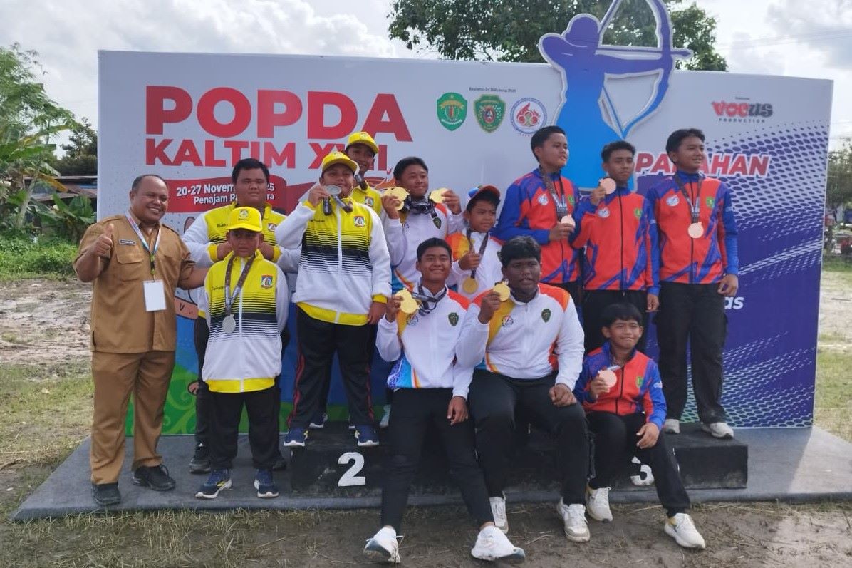 Bidikan Tepat, Atlet Panahan PPU Borong 7 Emas di Popda Kaltim 2025 