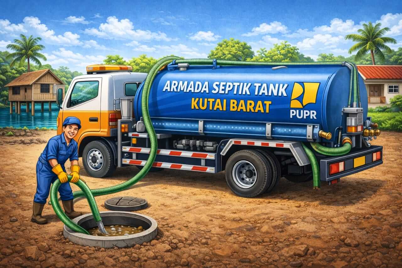 Layanan Sedot Septic Tank Jadi Sumber Pendapatan Baru Kutai Barat, PUPR Operasikan Dua Armada Resmi