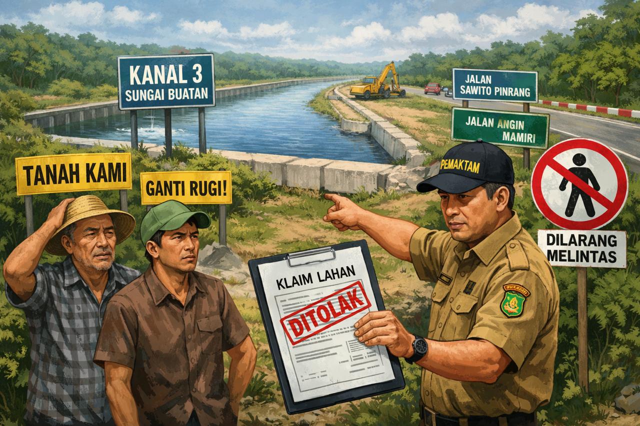 Pemkab Kutim Batalkan Ganti Rugi Lahan Milik Kelompok Tani di Sangatta Utara