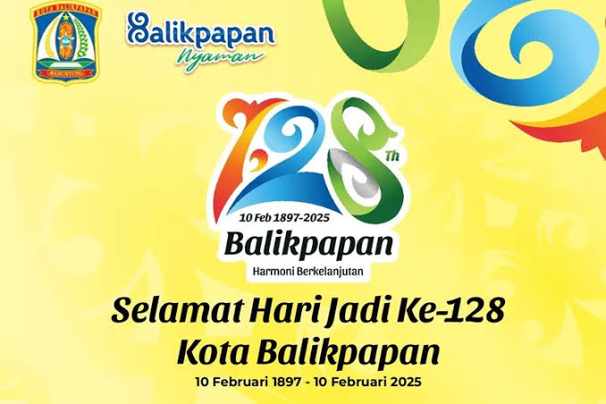 Makna Logo HUT Ke-129 Balikpapan, Arah Kota Menuju Skala Global