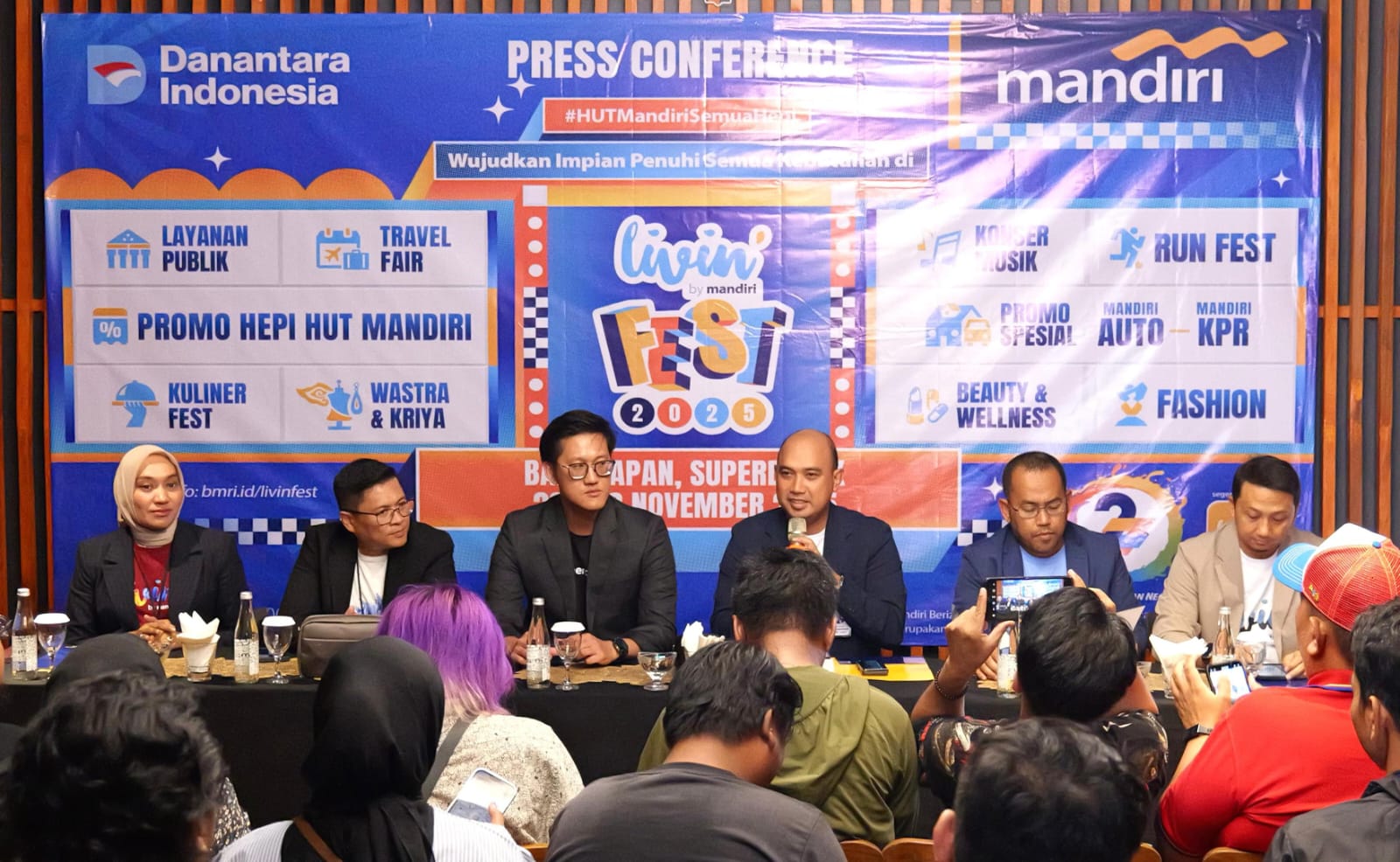 Bank Mandiri Gelar Livin’ Fest 2025 di Balikpapan, Expo Sinergi UMKM dan Ekonomi Kreatif