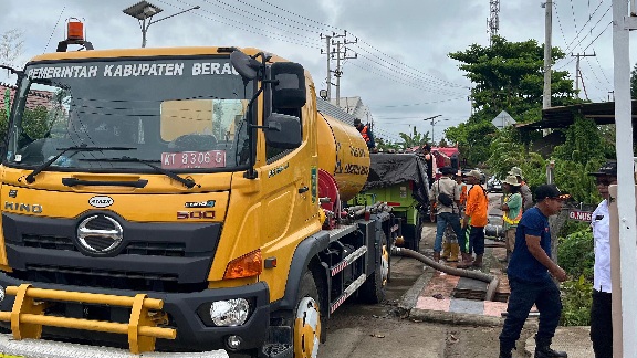 Upaya Atasi Banjir, Pemkab Berau Uji Coba Armada Sedot Lumpur