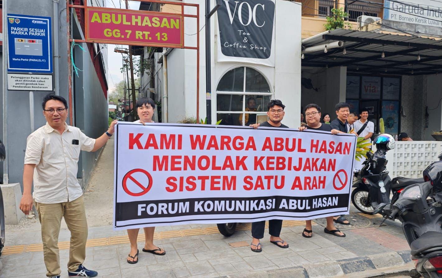 Pelaku Usaha Jalan Abul Hasan Tolak Sistem Satu Arah, Omzet Turun Drastis Hingga 70 Persen 