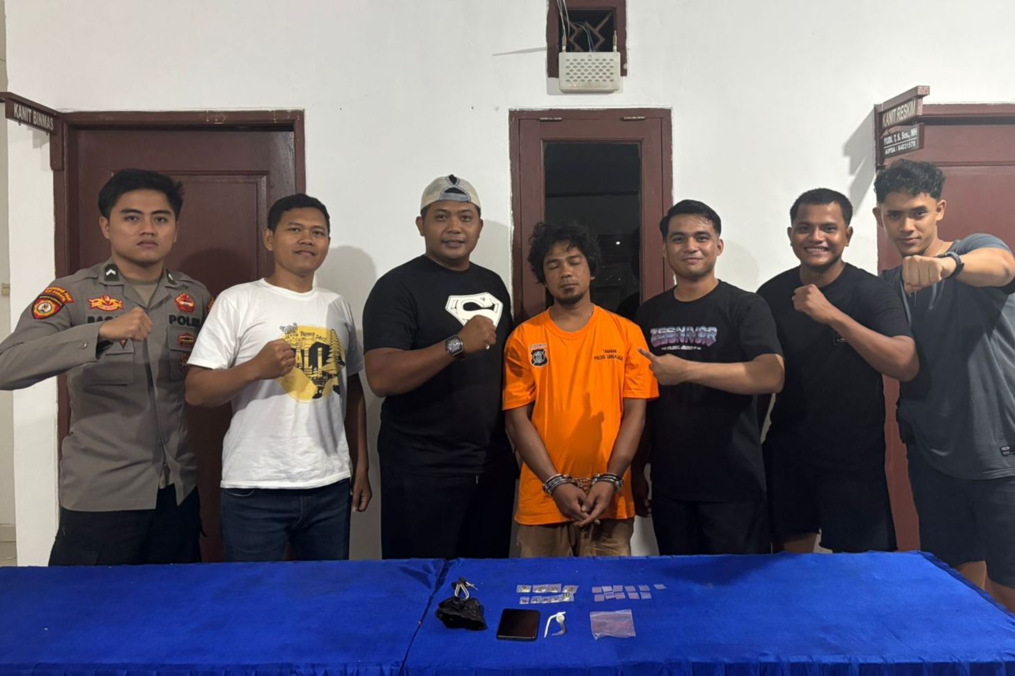 Pengedar di Sangsasanga Mencoba Kabur saat Ditangkap, Sabu Dibeli dari Samarinda