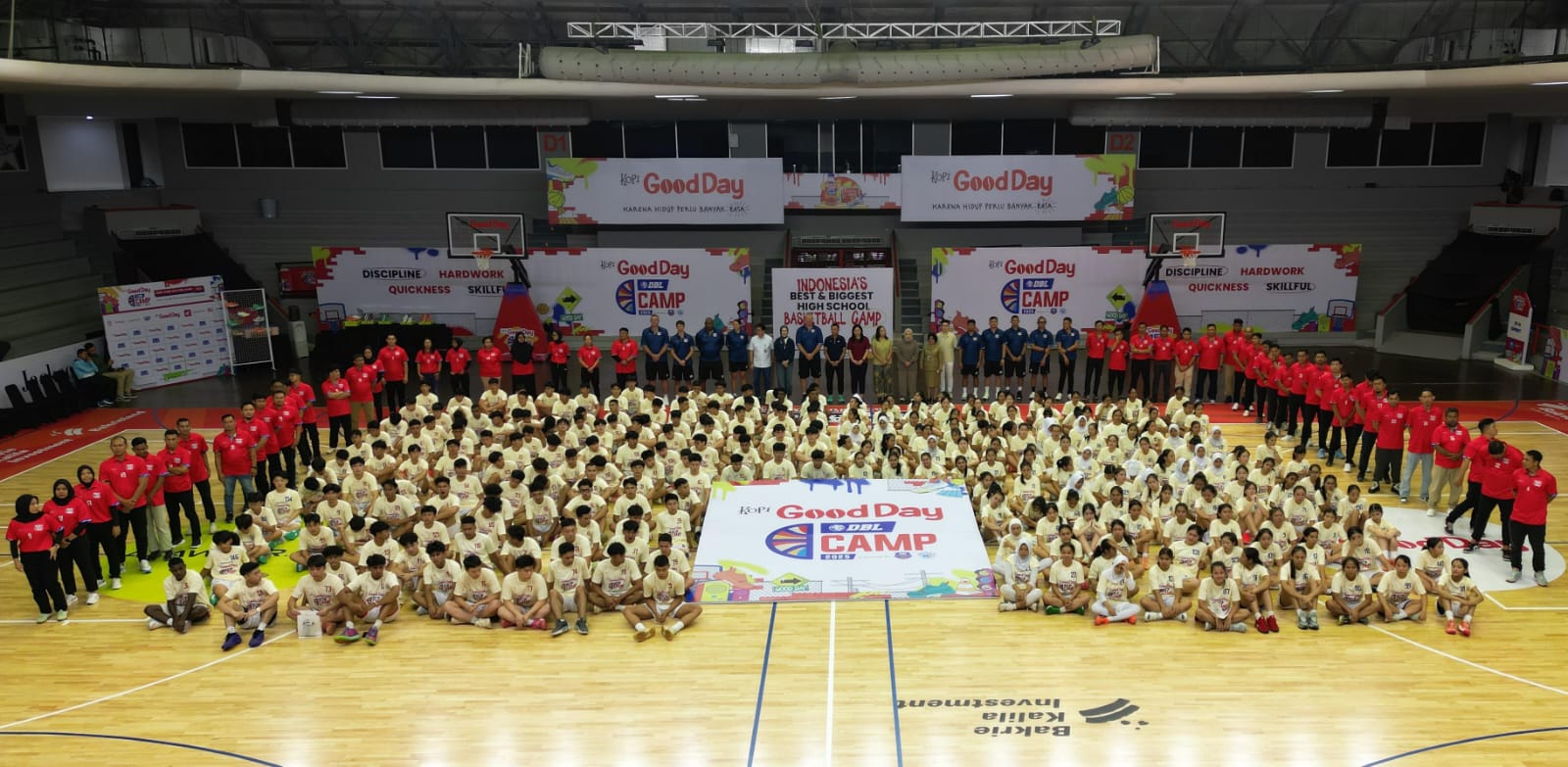 Meluaskan Partisipasi Lewat Pelatihan Basket Pelajar Terbesar Kopi Good Day DBL Camp 2025