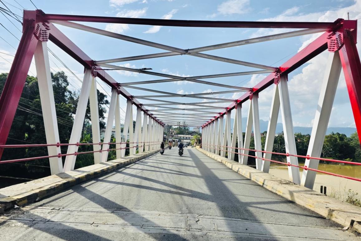 Perbaikan Jembatan Batu Kajang Rampung, Kendaraan Berbobot Lebih 10 Ton Boleh Lewat