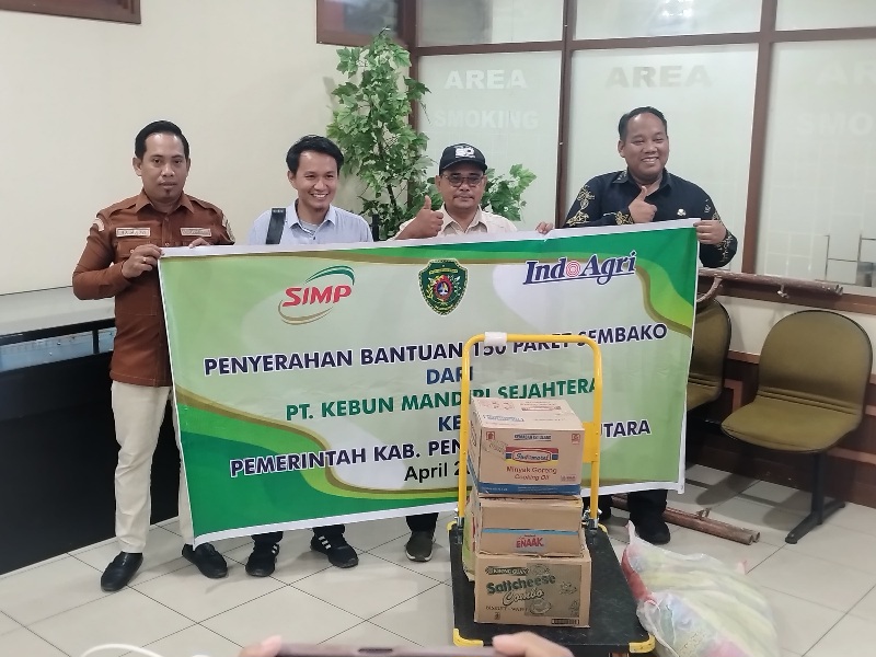 Pemkab PPU Terima 150 Paket Sembako Bantuan Perusahaan untuk Mustahik