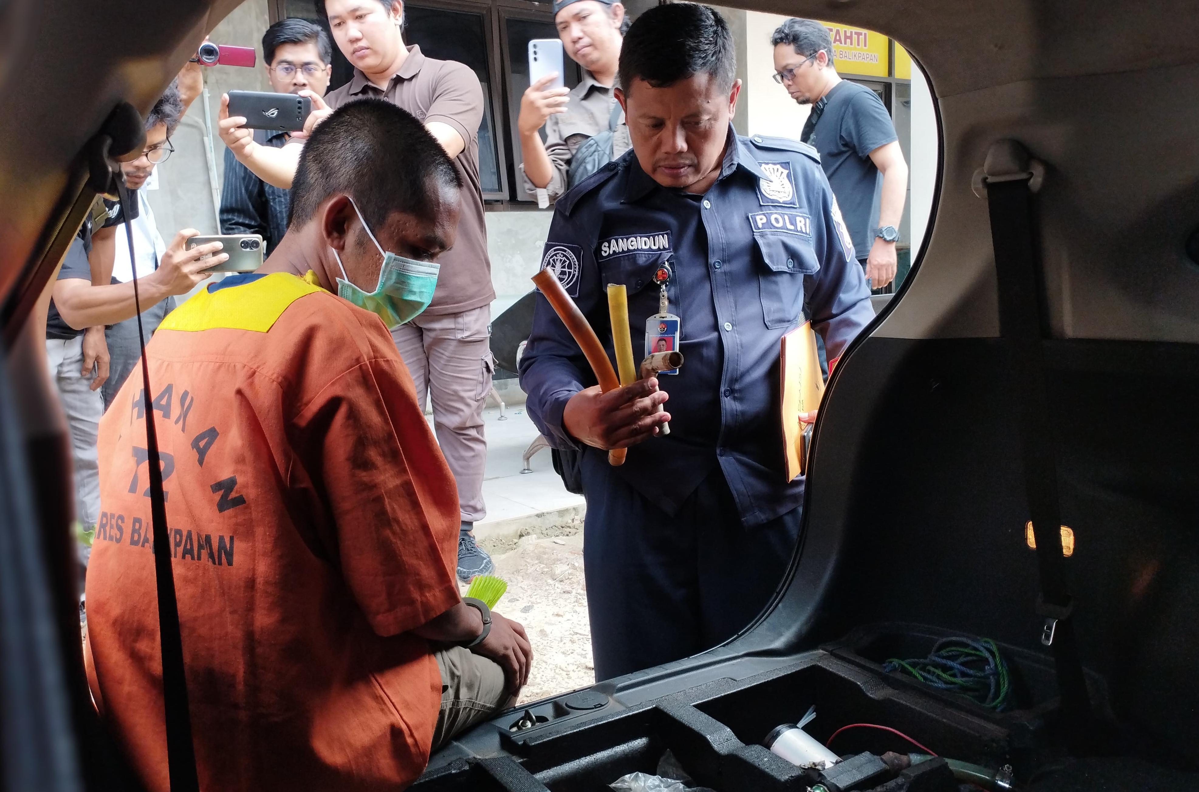 Istri Tersangka Pengoplos BBM di Balikpapan Menyangkal dan Tunjukkan CCTV Penangkapan