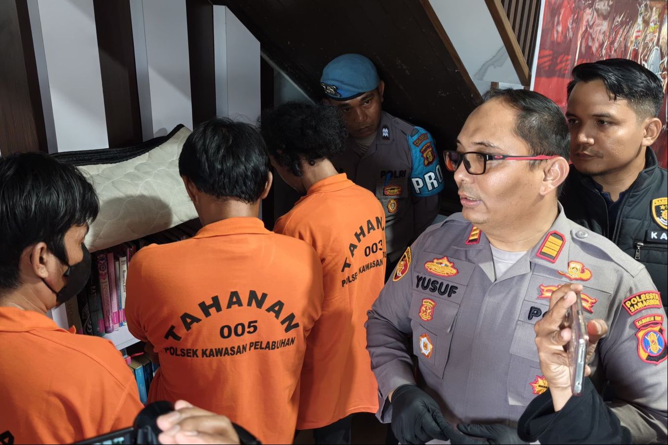 Transaksi Narkoba di Perairan Mahakam Terbongkar, 3 Tersangka dan 66 Poket Sabu Diamankan