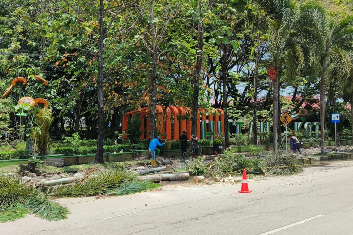 Belasan Titik Drainase di Kecamatan Tanah Grogot Diperbaiki