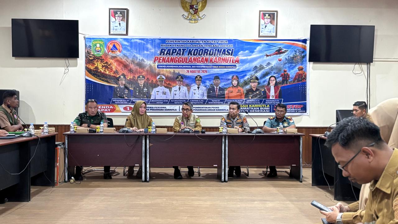 Waspada Karhutla, Bupati Kutim Instruksikan Posko Aktif Penuh 