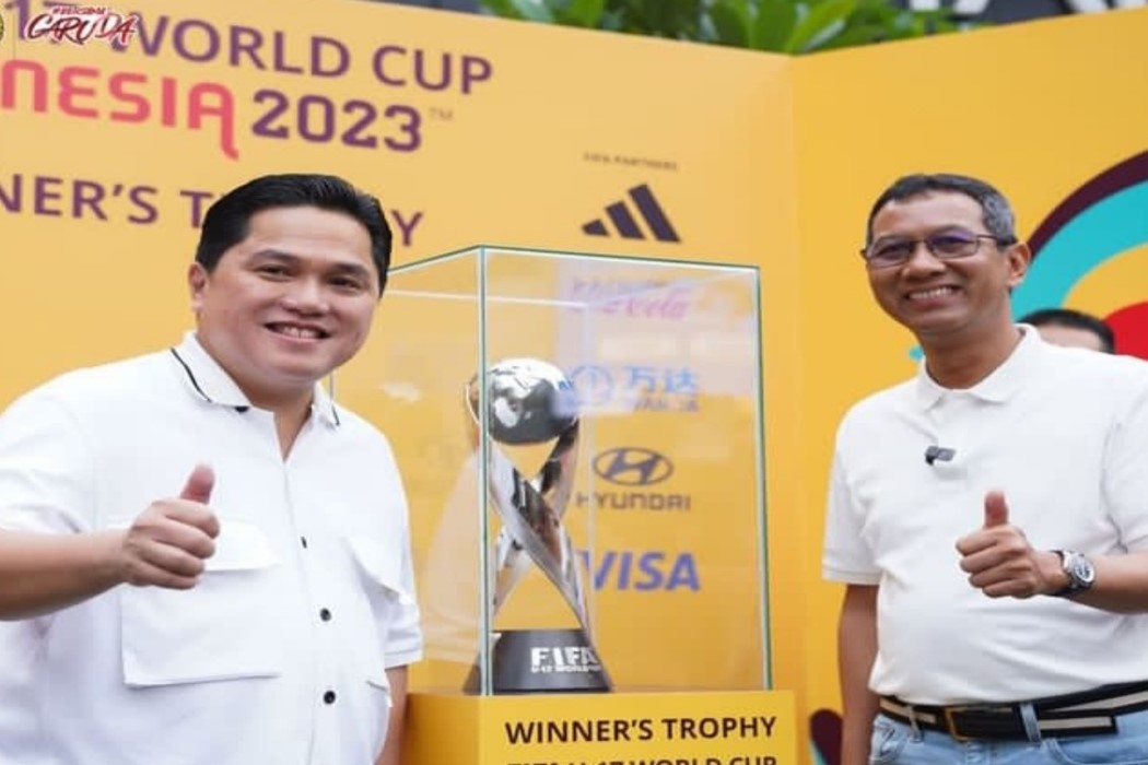 Trophy FIFA U-17 World Cup 2023 Tiba di Jakarta