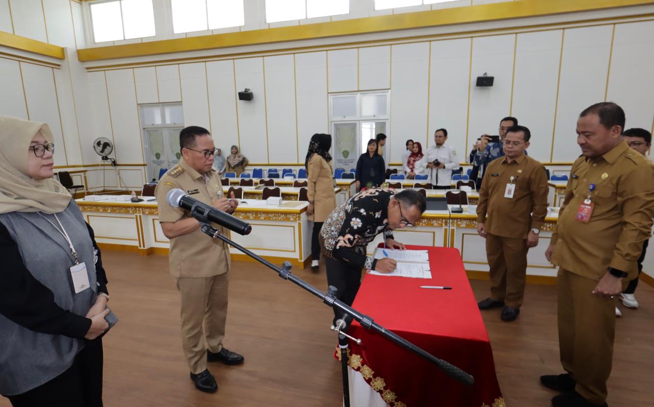 Pemkab PPU Kukuhkan Pembentukan TPAKD dan Audiensi Otoritas Jasa Keuangan Kaltim