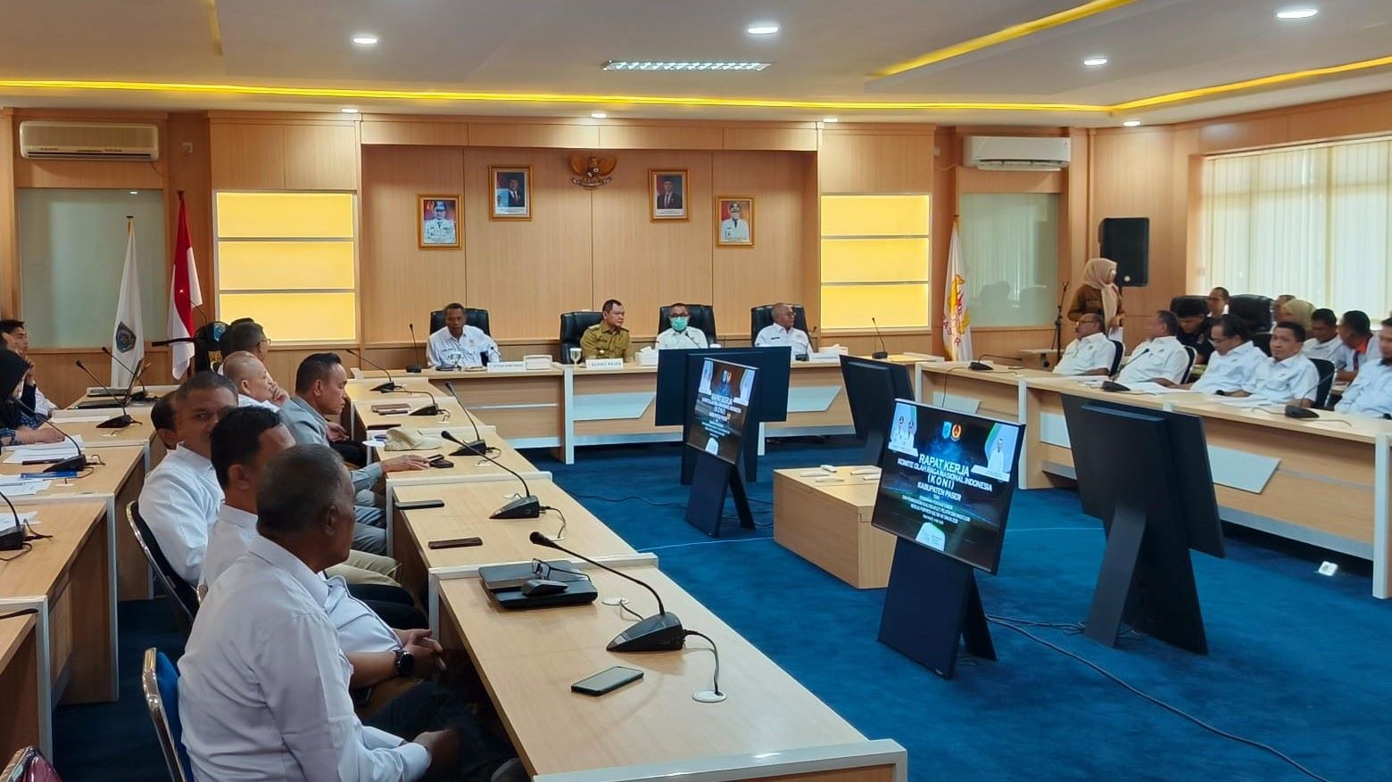 Buka Raker KONI Persiapan Porprov, Bupati Paser Minta Serius Lakukan Pembinaan Atlet