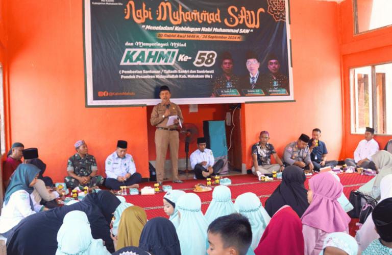 Peringatan Maulid Nabi 1446 H dan Milad KAHMI Ke-58, Ini Pesan Bupati Mahulu