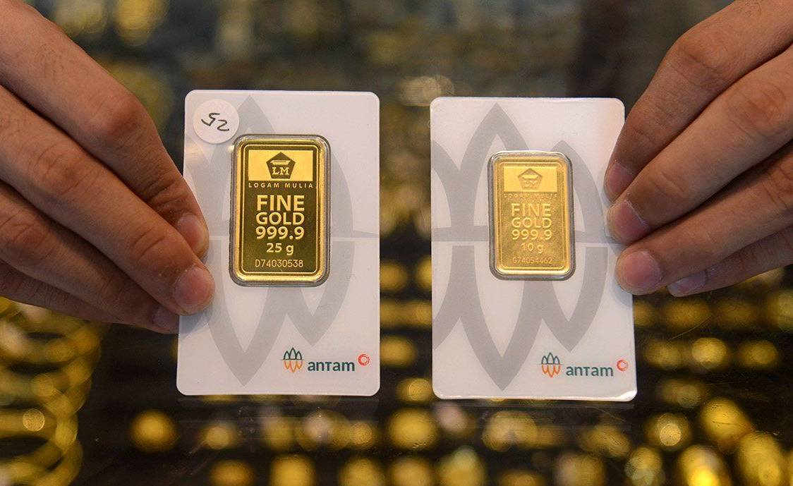 Turun Lagi! Harga Emas Antam Hari Ini Rp1.539.000 per Gram