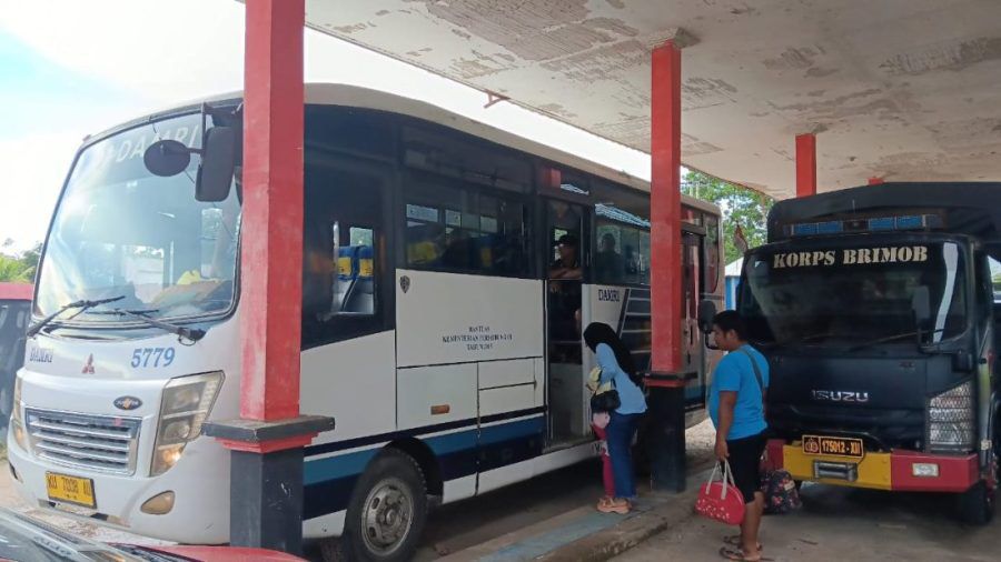 Tarif Bus Damri Rute Samarinda-Tanjung Redeb Naik Jelang Lebaran