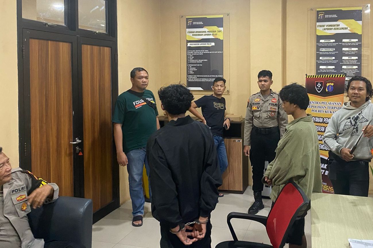 Pemuda di Tenggarong Diamankan Tim Patroli karena Membawa Senjata Tajam, Diduga Hendak Tawuran