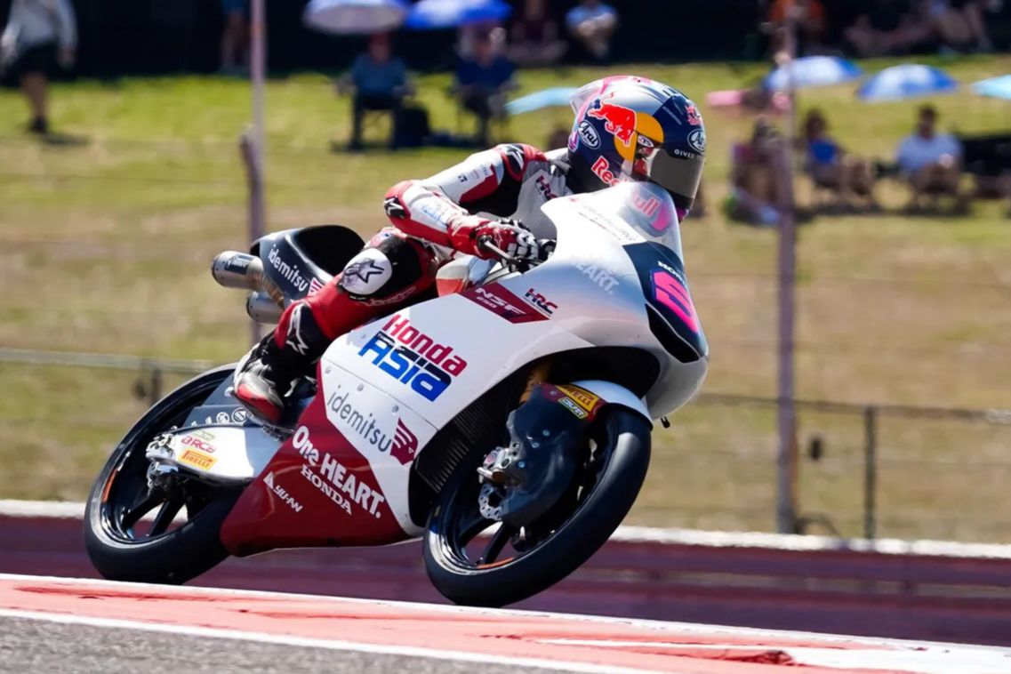 Veda Ega Pratama Ungguli Danish Hakim di FP2 Moto3 Belanda 2026