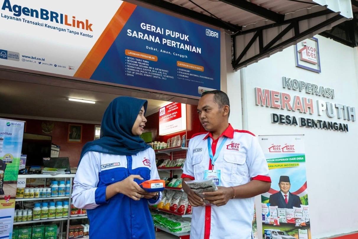 Setelah Diresmikan Presiden Prabowo, BRI Tawarkan Koperasi Desa Merah Putih Jadi AgenBRILink