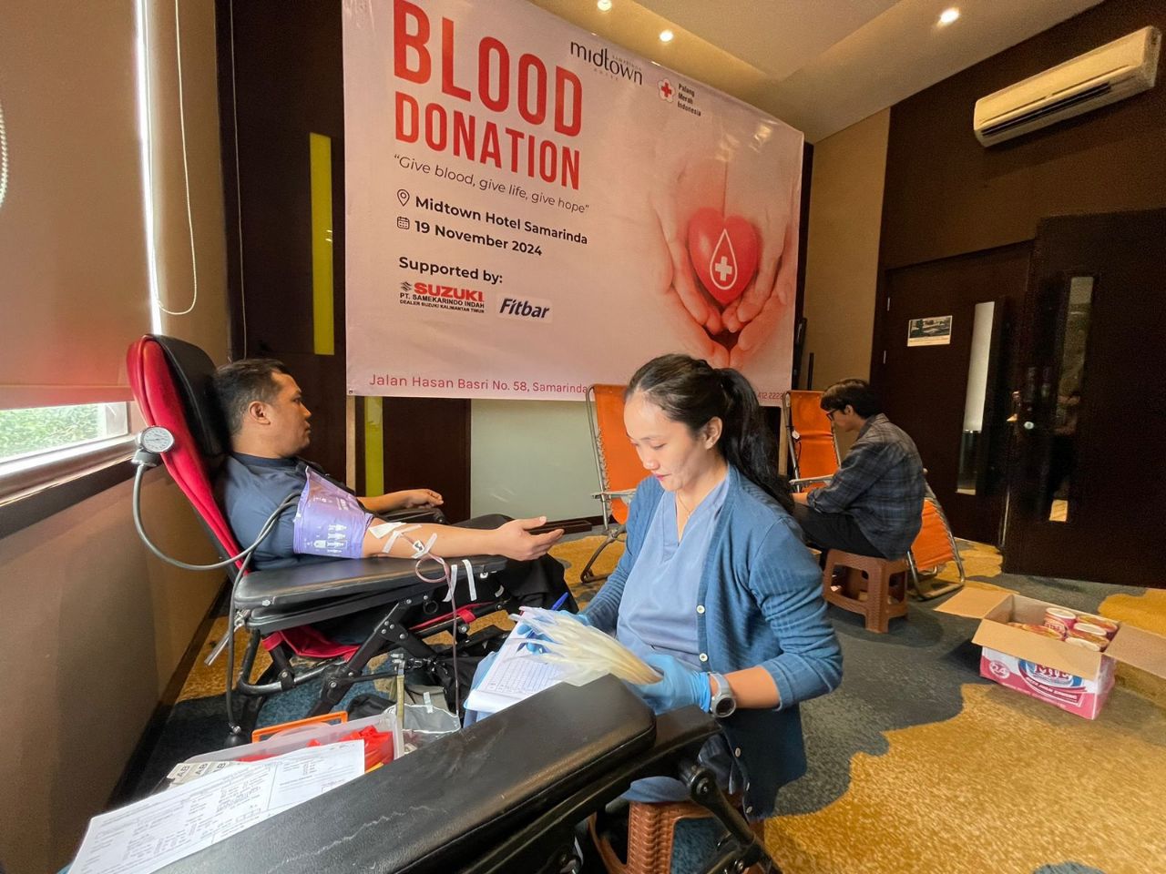 Tunjukan Kepedulian Sesama, Hotel Midtown Samarinda Gelar Donor Darah