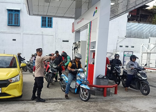 Pasca Antrean Panjang BBM, Polisi Masih Memantau di Sejumlah SPBU