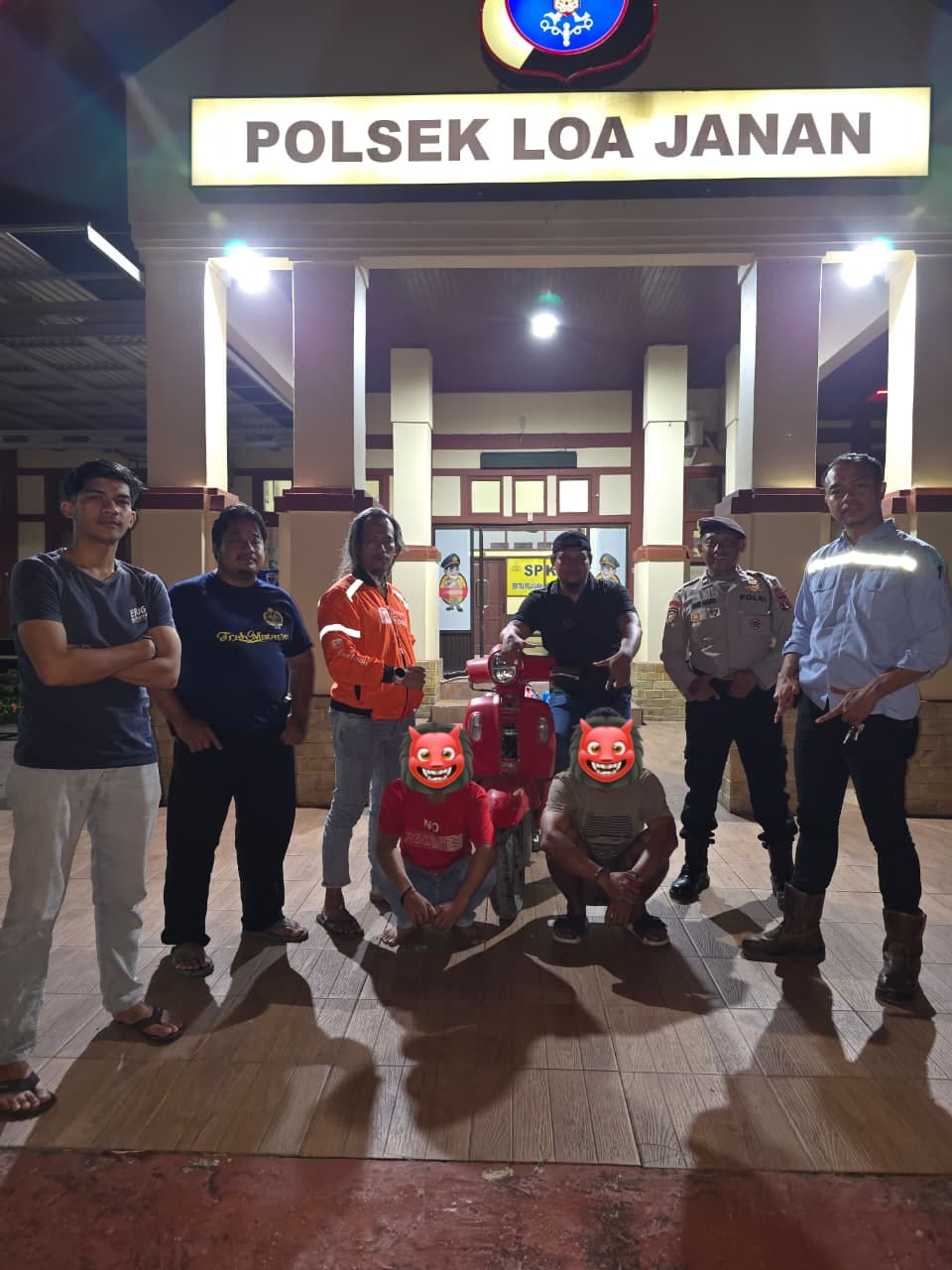 Baru Bebas, Residivis Curanmor Gasak Motor di Loa Janan, Satu Rekan Masih Buron