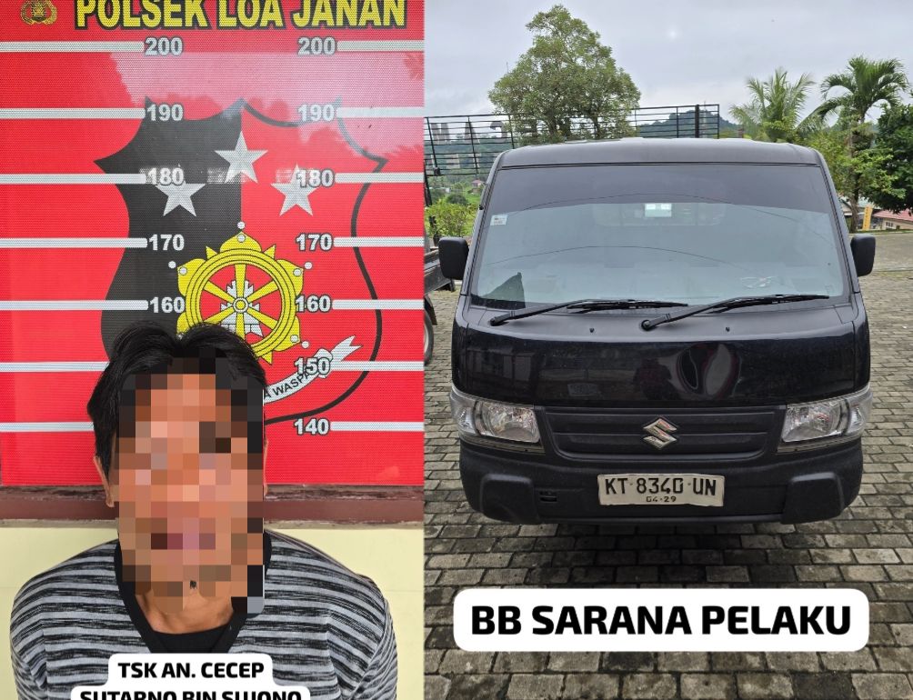 Pencuri Besi Timbangan di Loa Janan Ingin Tabrak Polisi Saat Ditangkap