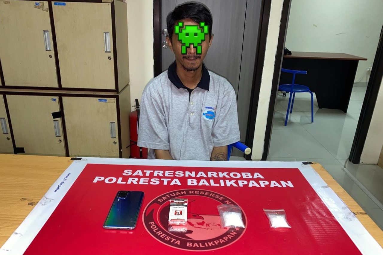 Bawa 2 Paket Sabu, Pria 3 Anak Ditangkap di Klandasan Balikpapan