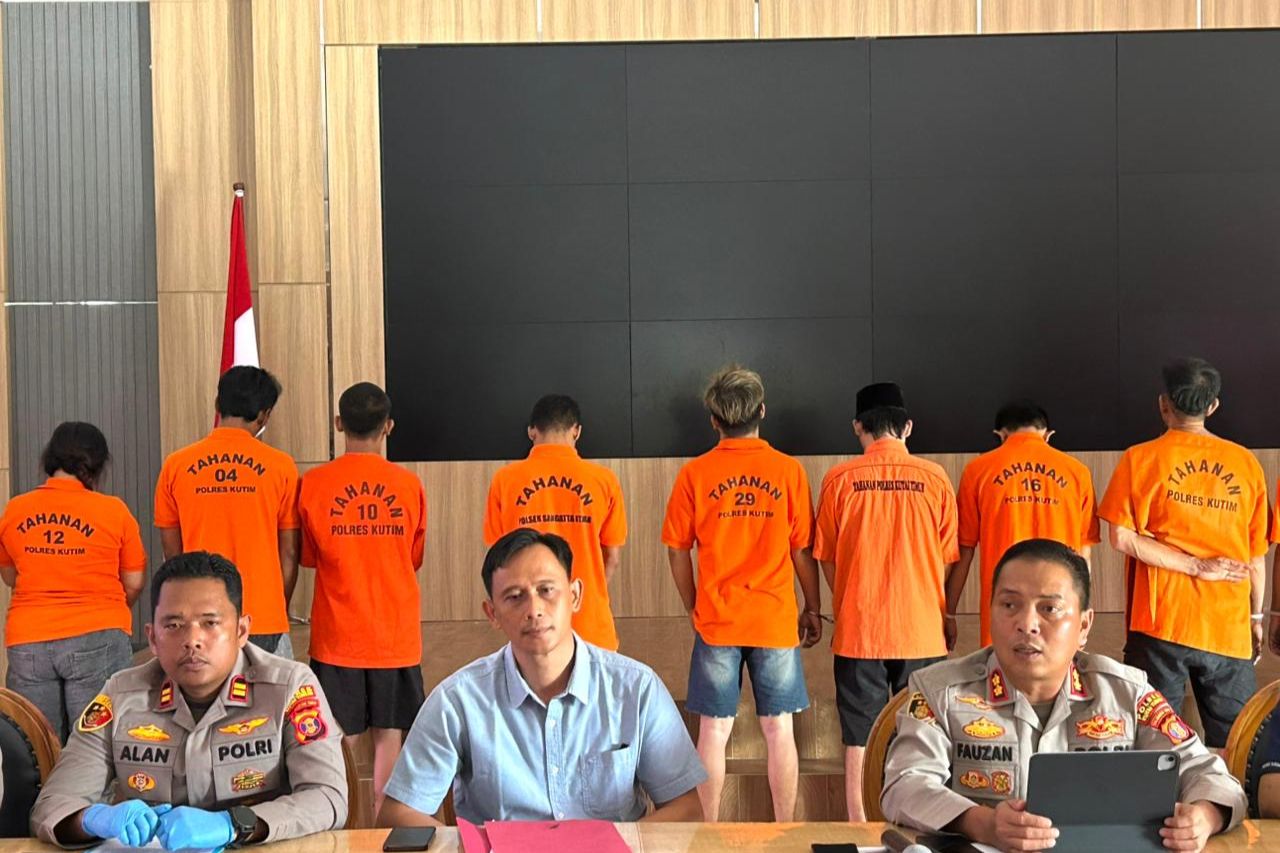 Sebulan, Polres Kutim Ungkap 17 Kasus Narkoba dengan 24 Tersangka Ditangkap