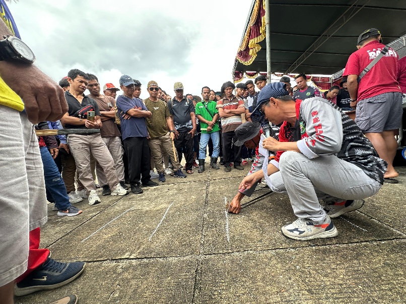Ratusan Peserta Meriahkan Lomba Belogo di Taman Budaya Sendawar 