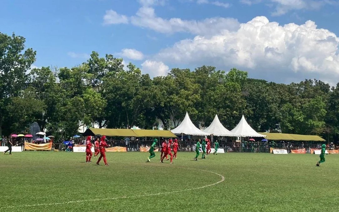 Tim Hoki Outdoor Putri Kaltim Raih Emas Usai Bungkam Tuan Rumah Sumut 2-0