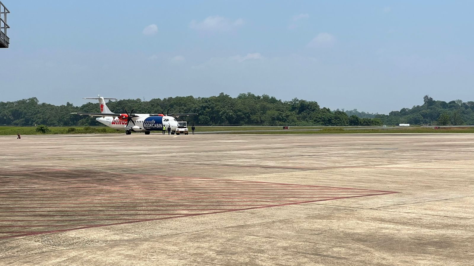 Bandara Kalimarau Berau Terdampak Kabut Asap, Jarak Pandang Cuma Sampai 1.800 Meter 