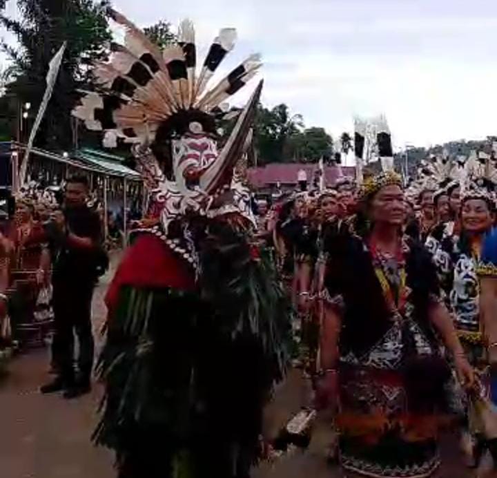 Event Hudoq Pekayang di Mahulu Berlangsung Meriah 